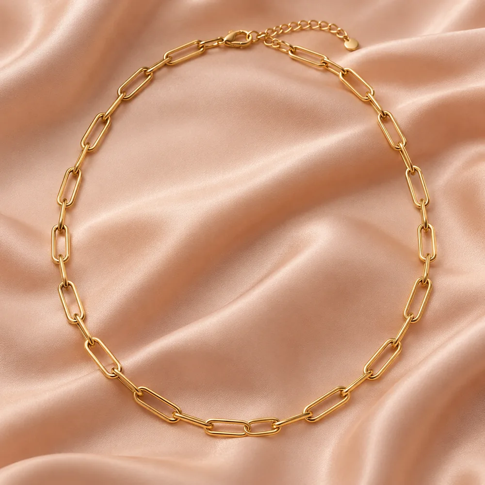 Collar de eslabones alargados